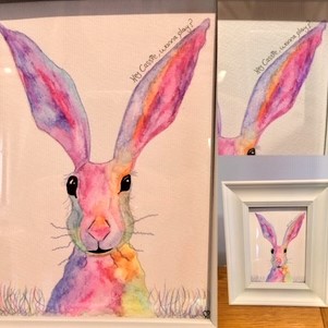 Rainbow hare commission